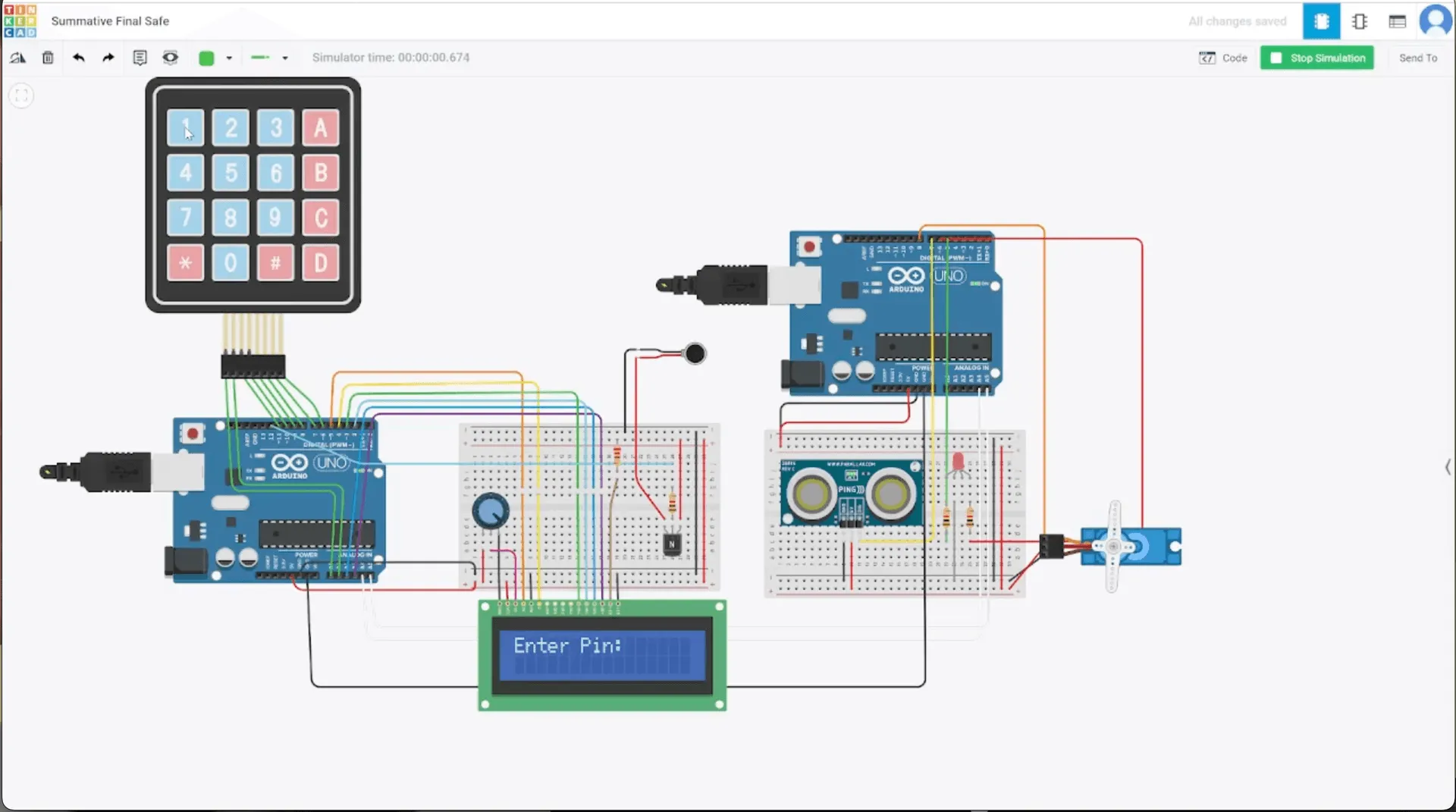 Smart Safe with Biometric & Voice Control
