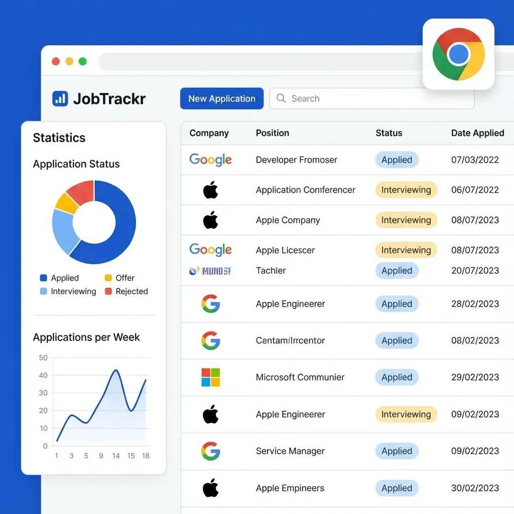 Job Application Tracker - Chrome Extension