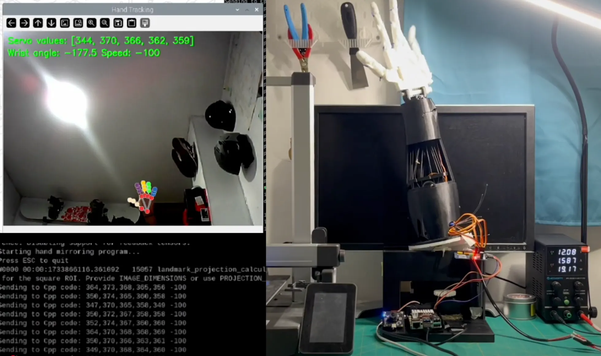 3D Printed ASL Robotic Hand